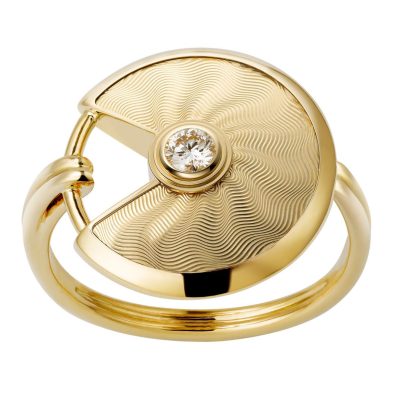 KDY-B4217100包镶圆幸运护身符17mm戒指