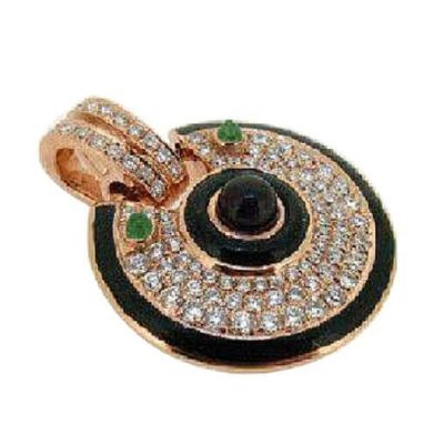 KDY-P1130367圆头吊坠圆幸运符吊坠