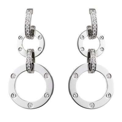 KDY-N8049000螺丝圆环互扣长耳钉