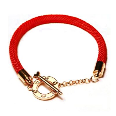 KDY-N6270248螺丝红绳手链