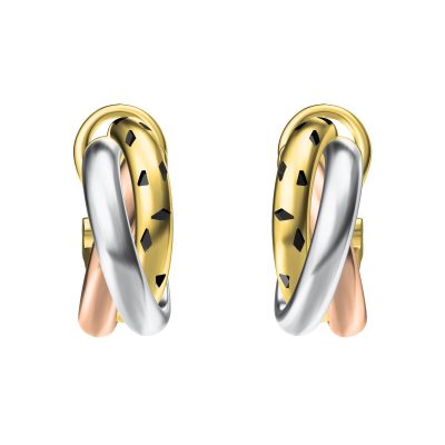 KDY-N54561413色连环耳环光金&豹纹