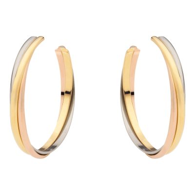 KDY-B8020000三环分色大圆环耳钉耳圈耳环