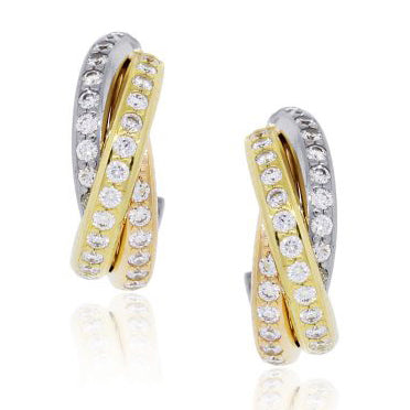 KDY-N3438280三环半圆耳钉耳环耳圈