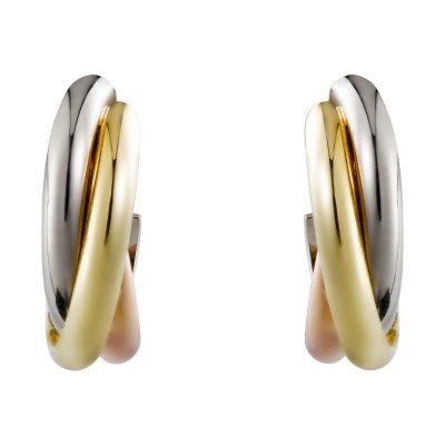 KDY-B8017100客版三环分色耳环耳夹