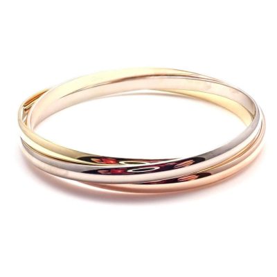 KDY-N2045980光金三环三色分色手镯