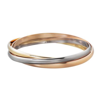 KDY-B6013302 4.5mm光金三环三色手镯