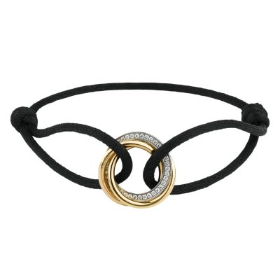 KDY-B6033200三环分色单排钻圆环手链