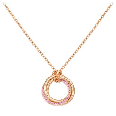 KDY-B3046000三环分色单排钻圆环吊坠