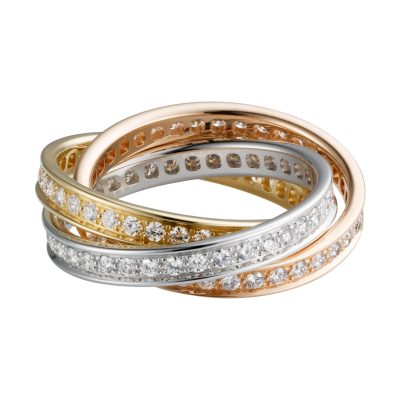 KDY-B4075100三环分色戒指