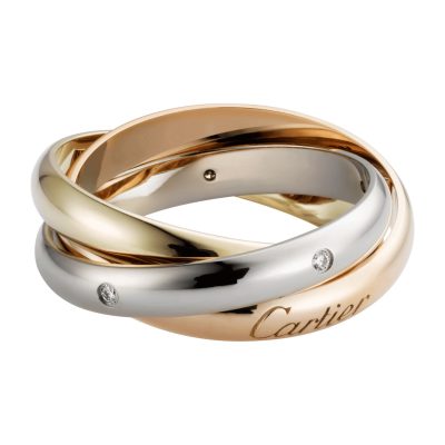 KDY-B4088500三环分色五钻戒指