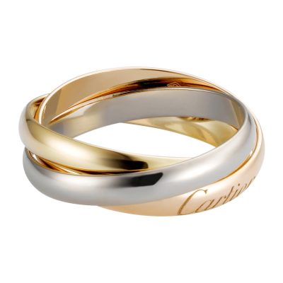 KDY-B4086100 2.8mm小号光金三环分色戒指