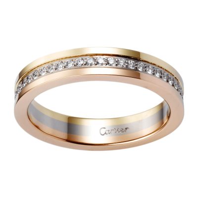 KDY-B4052900直三色分色戒指结婚条戒