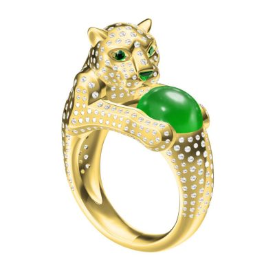 KDY-E3048914抱石豹戒指