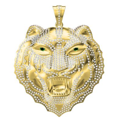 KDY-J7245570大吊牌正面虎吊坠