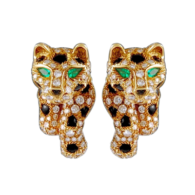 KDY-N1092559双脚豹子耳环