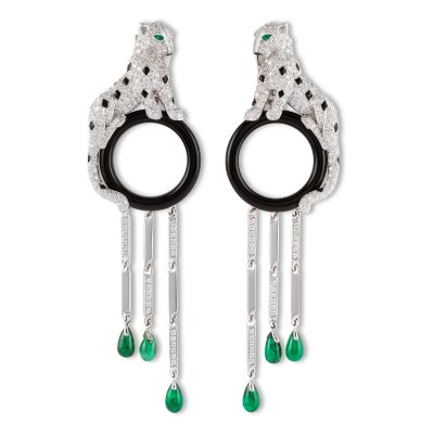 KDY-N5863129豹躺圈圈上豹耳环耳夹