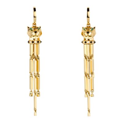 KDY-N8041500小豹头吊链耳夹耳环