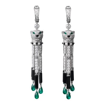 KDY-HP800976小豹头吊链耳夹耳环