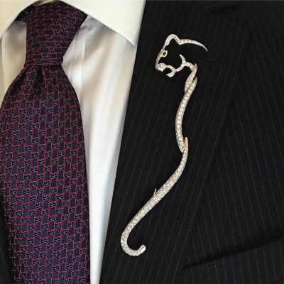 KDY-SD5820412豹子线条胸针