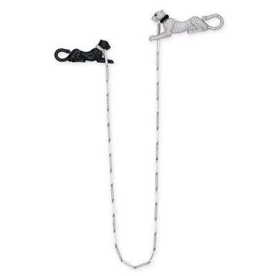 KDY-AW6550074双豹子胸针