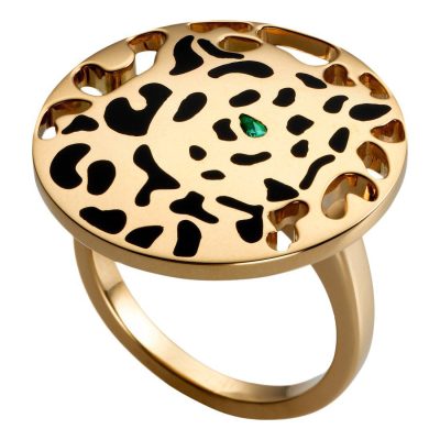 KDY-N4544408圆盘豹牌戒指