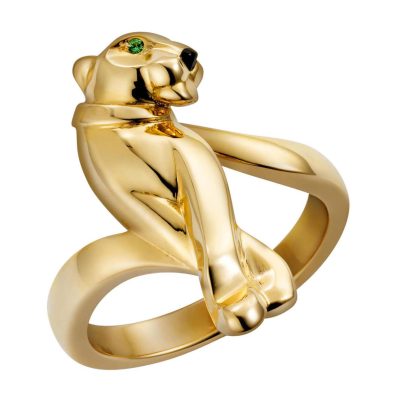 KDY-B4096800叉臂豹戒指