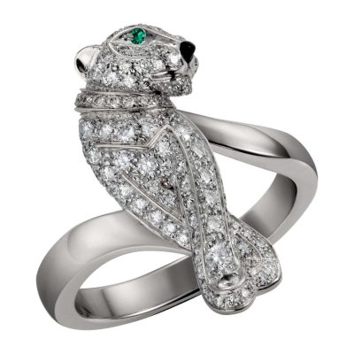 KDY-N4244900叉臂豹戒指