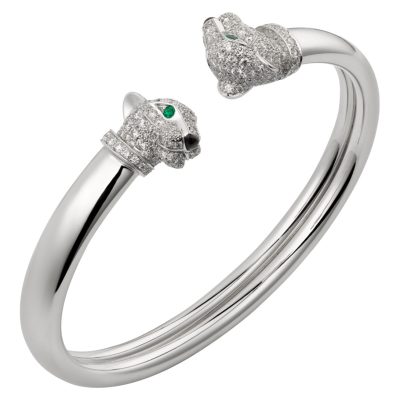 KDY-N6706217叉臂豹子双头豹开口手镯