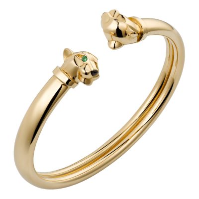 KDY-N6706117叉臂豹子双头豹开口手镯