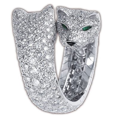 KDY-L4884037卷身双头豹子戒指