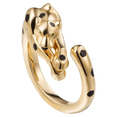 KDY-B4221600两脚豹光金玛瑙戒指