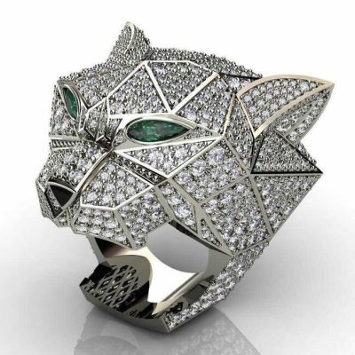 KDY-C2422132满钻无玛瑙机械豹