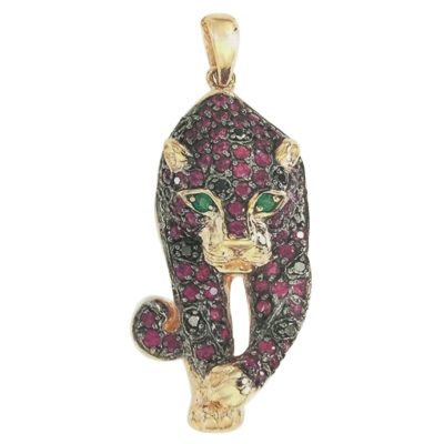 KDY-B7167345两脚豹子吊坠