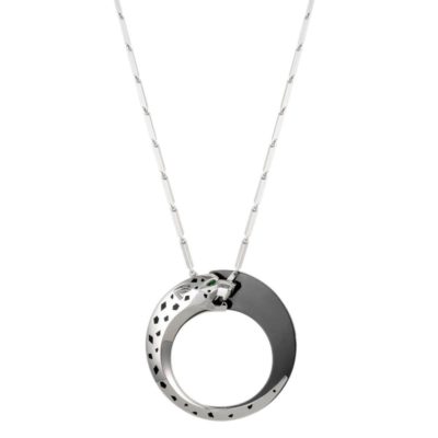 KDY-N3028600双头机械豹圈吊坠项链