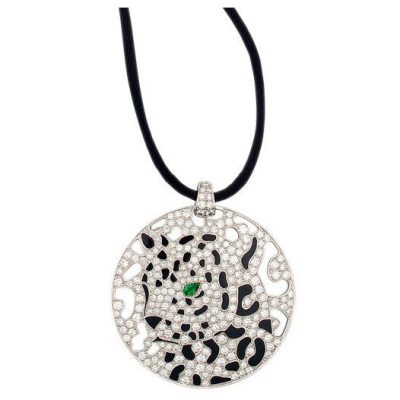 KDY-N3014400圆盘豹牌吊坠