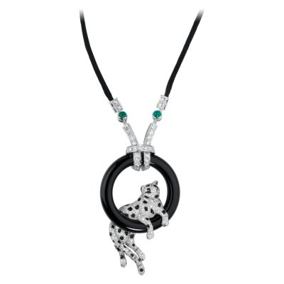 KDY-HP700834豹躺圈前趴豹项链