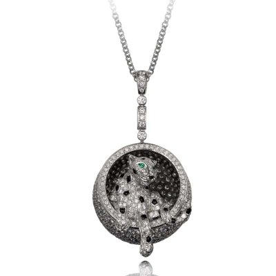 KDY-N3109400豹躺圈吊坠