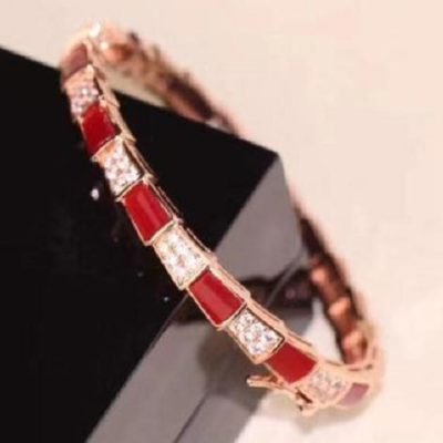 BGL-BR783366蛇手镯间隔玛瑙半钻版