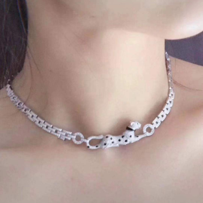 KDY-N3716183侧身豹子项链