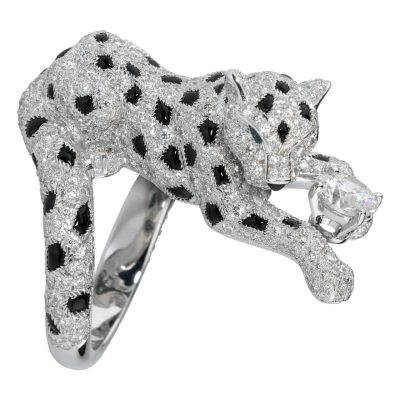 KDY-H4190000四脚豹子0.7ct戒指