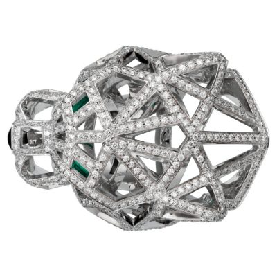 KDY-N4722400满钻正面机械豹镂空戒指