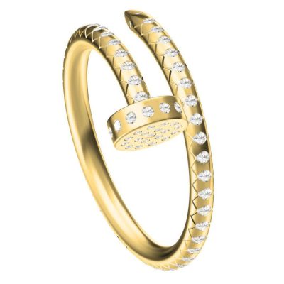 KDY-C1143885客版钉子混身满钻戒指