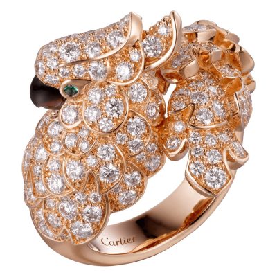 KDY-N4746200满钻鹦鹉戒指