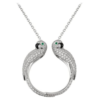 KDY-N7407400鹦鹉相思鸟栓链吊坠项链