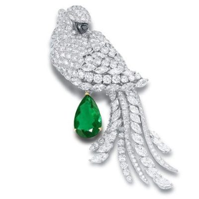 KDY-HA103556鹦鹉胸针