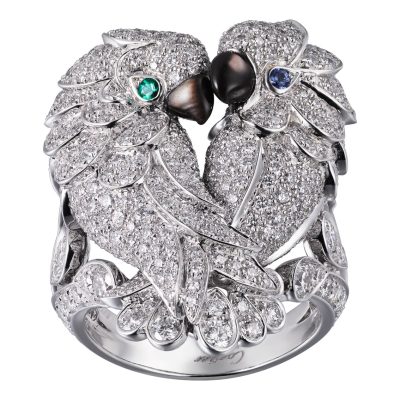 KDY-H4300800双鹦鹉戒指