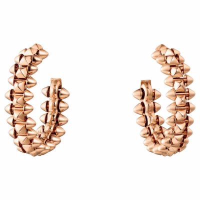 KDY-B8301415 6.4mm客版尖锥铆钉耳环C形半圆形耳钉