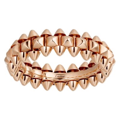 KDY-B4229800小号金字塔尖锥宽6.4mm铆钉戒指