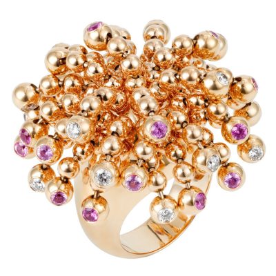 KDY-N4244200仙人球水泡珠珠戒指爆炸头珠珠戒指