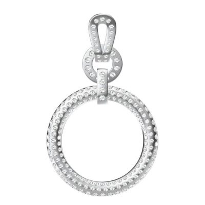 KDY-BU378263几形夹大圆圈吊坠